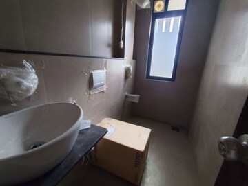 Bathroom in 3 BHK Apartment at Gio Vindhyagiri CHS, Goregaon East – for Rent