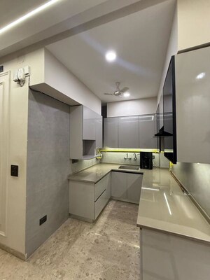 Kitchen in 2 BHK Builder Floor at Lajpat Nagar I – for Rent
