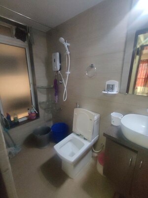 Bathroom in 1 BHK Apartment at Srishti Harmony 3 Phase 1, Andheri East – for Rent