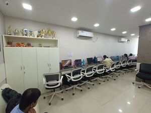Team Area in  Office Space at Bharti Astra Towers, New Town – for Rent