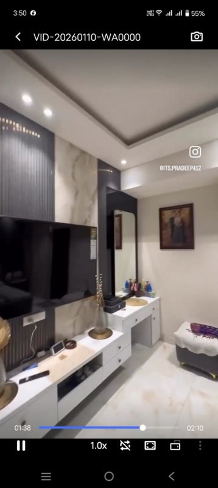 Master Bedroom, mittal-rajnagar-residency 2 Bedroom 1055 Sq.Ft. Apartment In Raj Nagar Extension Ghaziabad 9919825