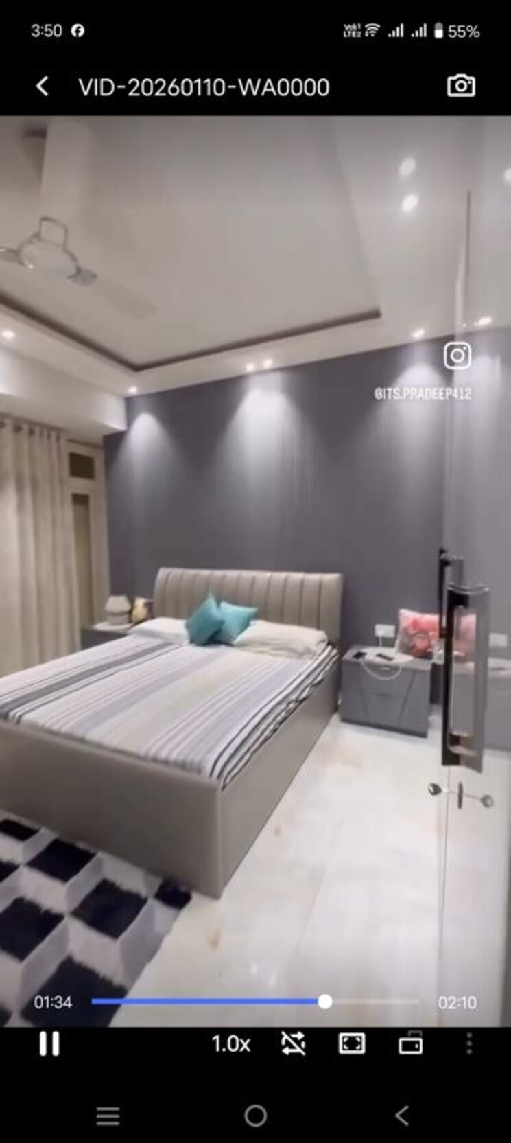 Bedroom, mittal-rajnagar-residency 2 Bedroom 1055 Sq.Ft. Apartment In Raj Nagar Extension Ghaziabad 9919825