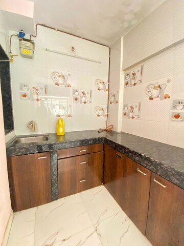 Kitchen in 1 BHK Apartment at Lokpuram CHS, Vasant Vihar – for Rent