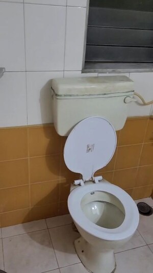 Bathroom in 2 BHK Apartment at Gala Pride Park, Manpada – for Rent