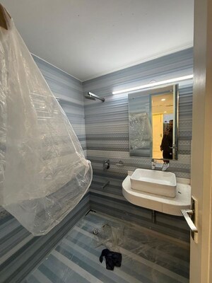 Bathroom in 3 BHK Builder Floor at Kalkaji – for Rent