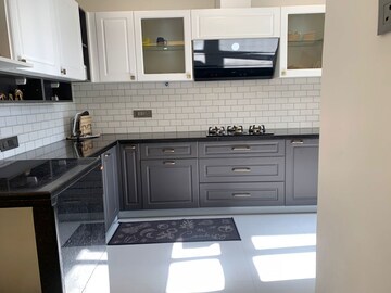 Kitchen in 3 BHK Builder Floor at Unitech South City II, Sector 50 – for Rent