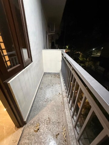 Balcony in 1 BHK Builder Floor at Kalkaji – for Rent