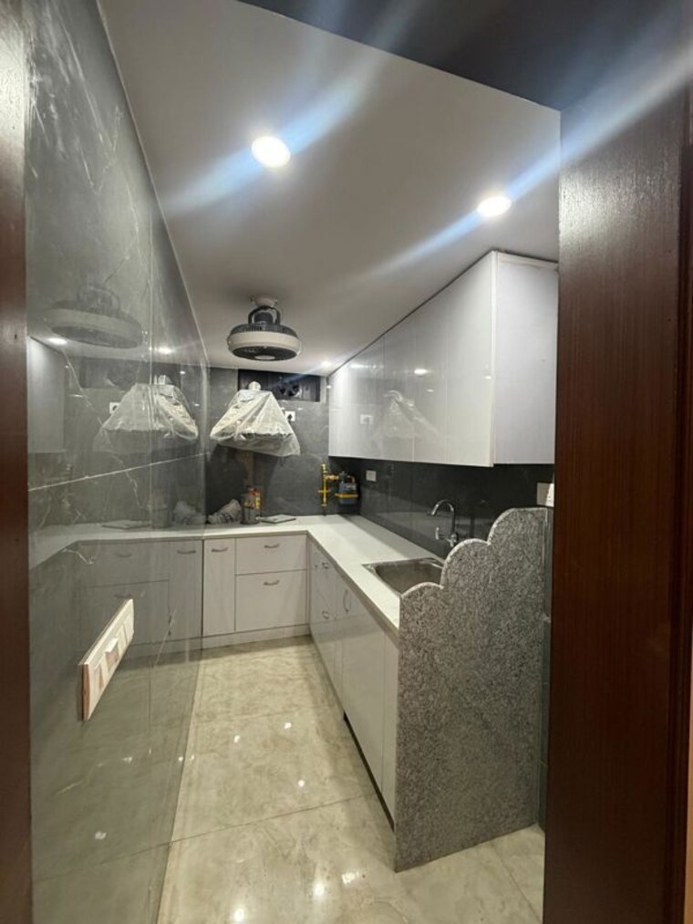Kitchen, kalkaji 2 Bedroom 1150 Sq.Ft. Builder Floor In Kalkaji Delhi 9919941