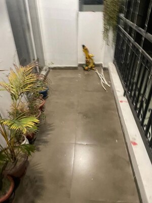 Balcony in 3 BHK Apartment at Maya Green Lotus Utsav, International Airport Road – for Sale