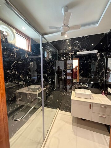 Bathroom in 1 BHK Builder Floor at Chittaranjan Park – for Rent