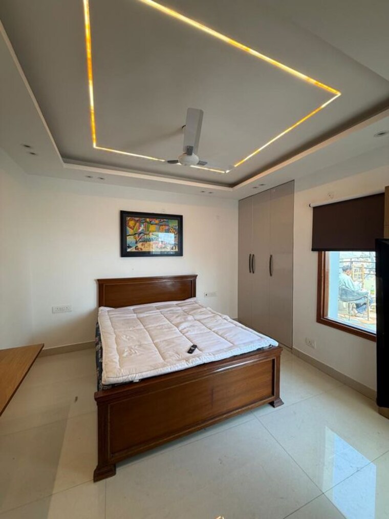 Bedroom, chittaranjan park 1 Bedroom 500 Sq.Ft. Builder Floor In Chittaranjan Park Delhi 9919984