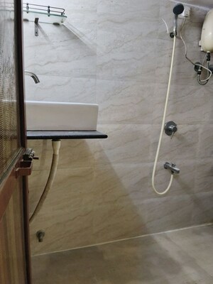 Bathroom in 2 BHK Apartment at Kaveri CHS Santacruz, Santacruz East – for Rent