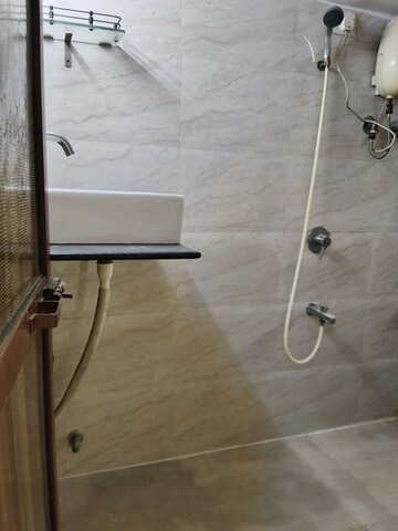 Bathroom in 2 BHK Apartment at Kaveri CHS Santacruz, Santacruz East – for Rent