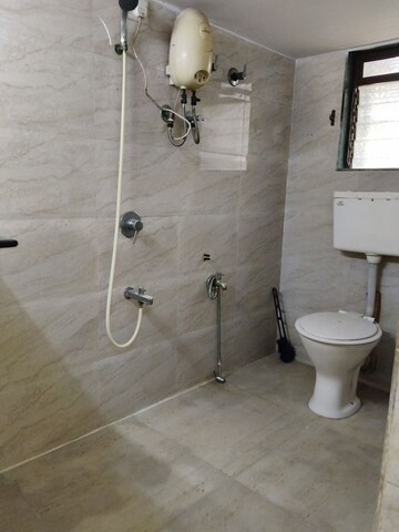 Bathroom in 2 BHK Apartment at Kaveri CHS Santacruz, Santacruz East – for Rent