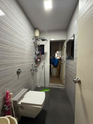 Bathroom in 1 BHK Apartment at Cosmos 27 Gbr, Kasarvadavali – for Rent