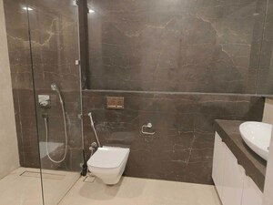 Bathroom in 3 BHK Apartment at K Raheja Modern Vivarea, Mahalaxmi – for Sale