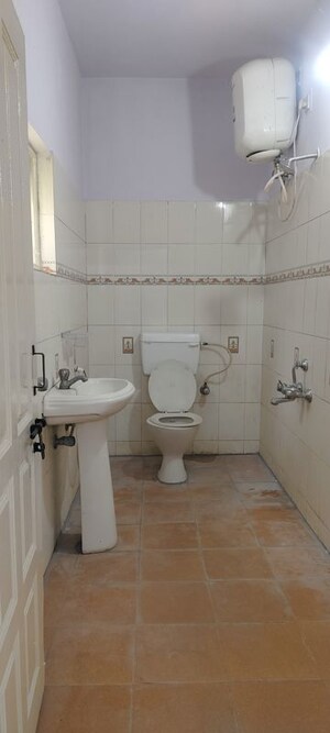 Bathroom in 1 BHK Builder Floor at Murugesh Palya – for Rent