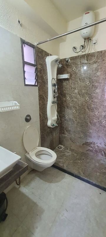 Bathroom in 2 BHK Apartment at Makarba – for Rent