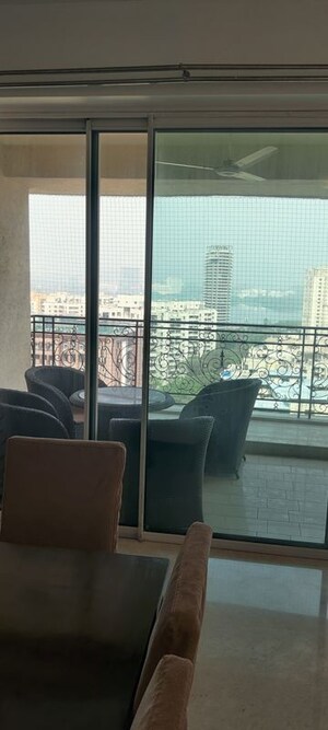 Balcony in 5 BHK Apartment at Hiranandani Gardens Richmond Tower, Powai – for Rent