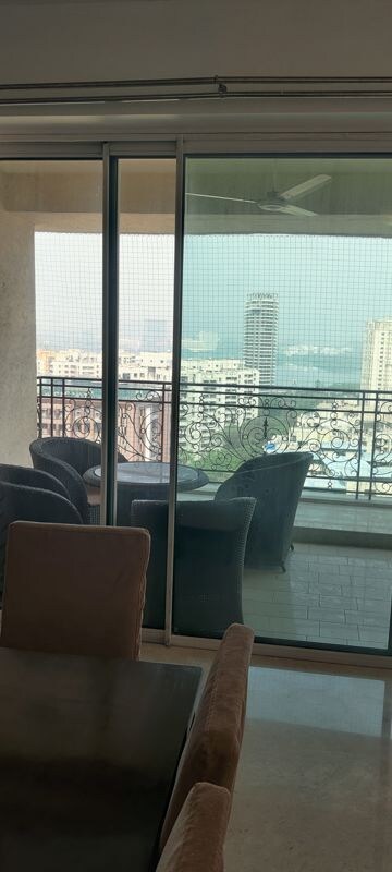 Balcony in 5 BHK Apartment at Hiranandani Gardens Richmond Tower, Powai – for Rent