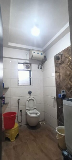 Bathroom in 3 BHK Apartment at Sai Everest Solitaire Heights, Santacruz East – for Rent