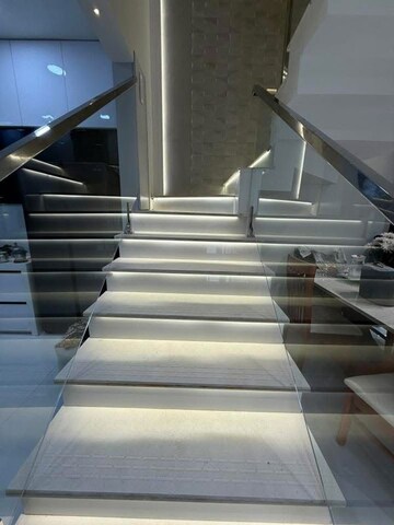 Staircase in 5 BHK Villa at Kumar Meadows Plots, Manjari – for Sale