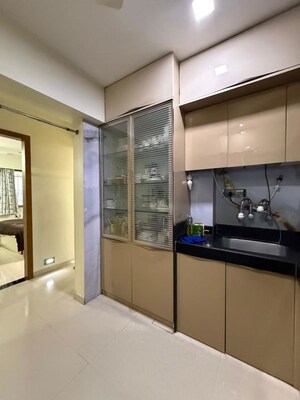 Kitchen in 3 BHK Apartment at Hiranandani Arlington, Ghodbunder Road – for Rent