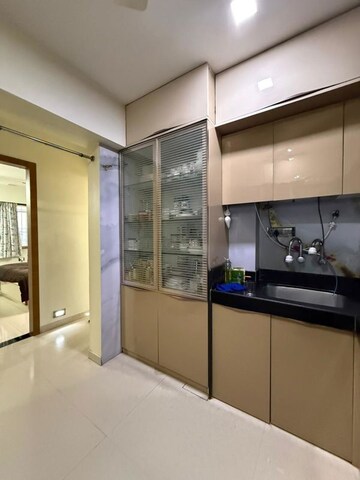 Kitchen in 3 BHK Apartment at Hiranandani Arlington, Ghodbunder Road – for Rent