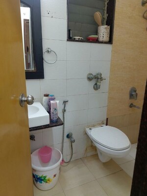Bathroom in 3 BHK Apartment at Dosti Carnation, Wadala East – for Rent