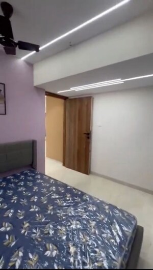 Bedroom in 3 BHK Apartment at Oxford Navrang Crystal, Goregaon West – for Rent