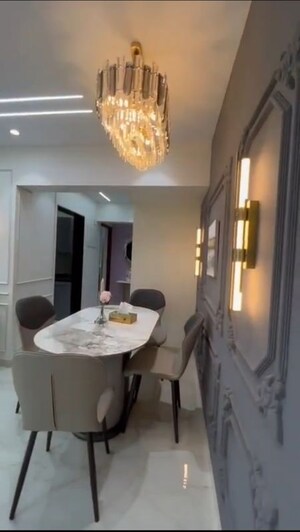 Bathroom in 3 BHK Apartment at Oxford Navrang Crystal, Goregaon West – for Rent