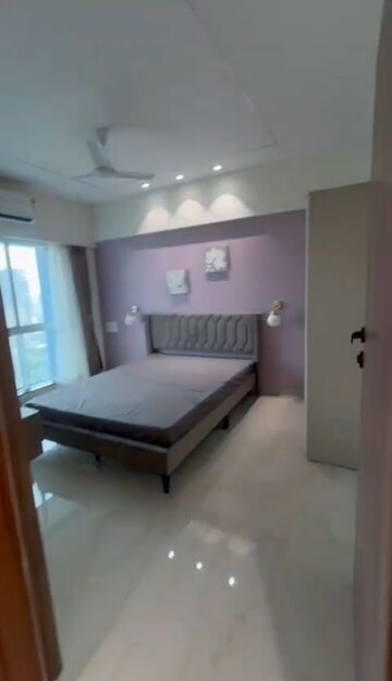 Living Room in 3 BHK Apartment at Oxford Navrang Crystal, Goregaon West – for Rent