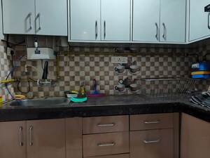 Kitchen in 2 BHK Builder Floor at Saket – for Rent