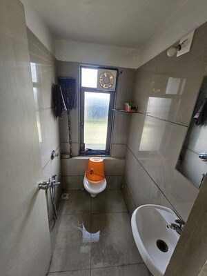 Bathroom in  Office Space at Yash Arian, Memnagar – for Rent