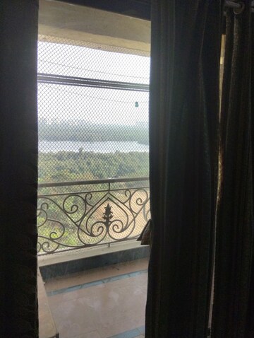 Balcony in 3 BHK Apartment at Tharwani Rosewood Heights, Kharghar Sector 10 – for Rent