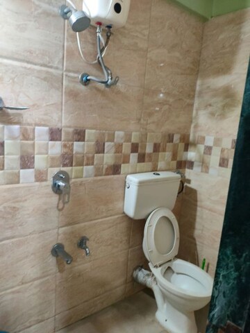Bathroom in 1 BHK Apartment at Mahavir Kalpavruksha, Ghodbunder Road – for Rent