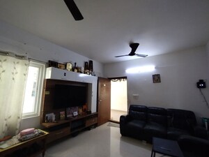 Living Room in 3 BHK Apartment at Aparna Sarovar, Nallagandla – for Rent