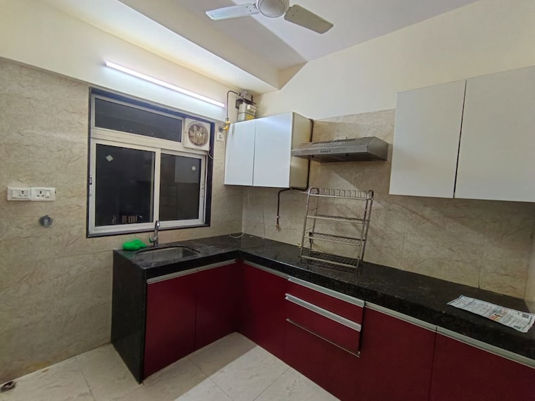 Kitchen, veena-senterio 2 Bedroom 560 Sq.Ft. Apartment In Chembur Mumbai 9920524