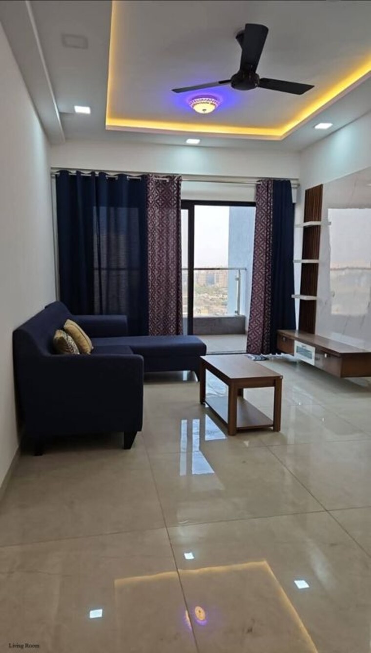 Living Room, kolte-patil-beryl 3 Bedroom 1555 Sq.Ft. Apartment In Kharadi Pune 9920559