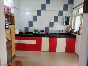 Kitchen in 3 BHK Apartment at Kolte Patil Beryl, Kharadi – for Rent