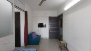 Living Room in 1 BHK Apartment at Haware Estate, Kasarvadavali – for Rent