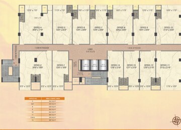 Floor Plan in  Office Space at Corporate Annexe, Goregaon East – for Sale
