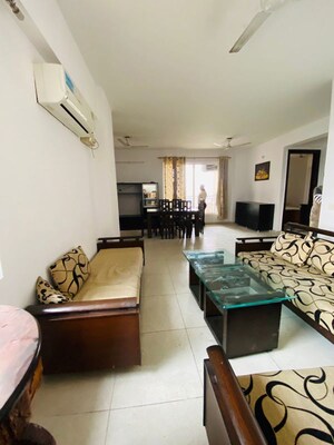 Living Room in 3 BHK Apartment at Motiaz Royal Citi, Ambala Highway – for Rent