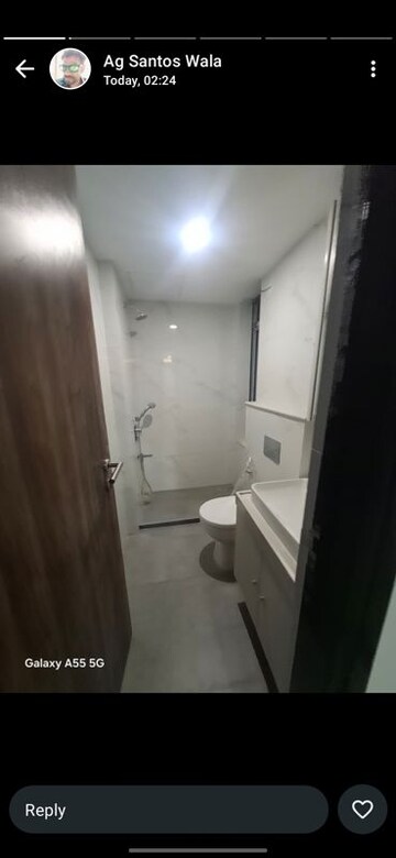 Bathroom in 3 BHK Apartment at Hubtown The Premiere, Andheri West – for Rent