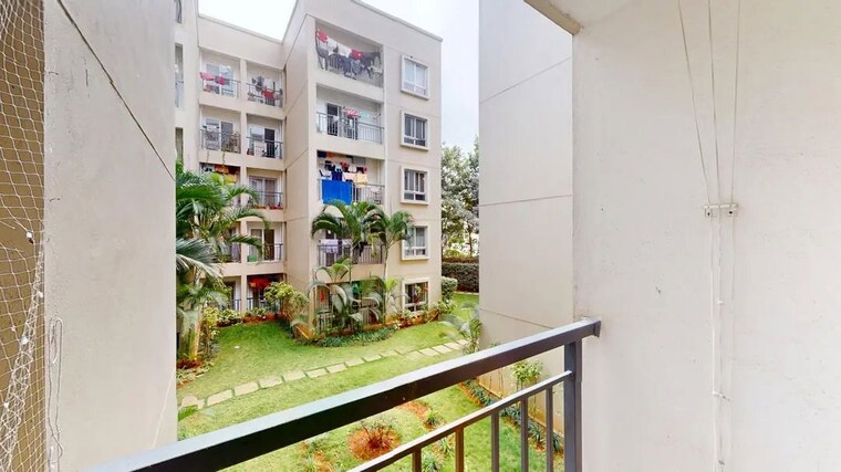 Balcony, nr-windgates 2 Bedroom 1219 Sq.Ft. Apartment In Thanisandra Main Road Bangalore 9920748