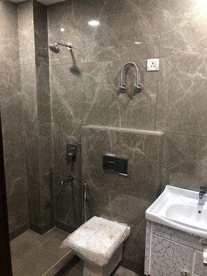 Bathroom in 3 BHK Builder Floor at Sushant Lok Iii – for Sale