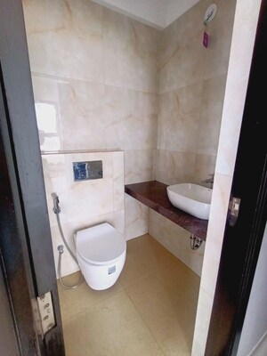 Bathroom in 1 BHK Apartment at Raymond Ten X Habitat, Pokhran Road No Two – for Rent