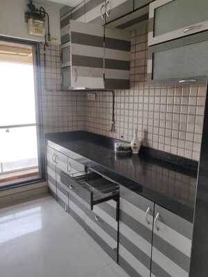 Balcony in 3 BHK Apartment at Lashkaria Green Height, Jogeshwari West – for Rent