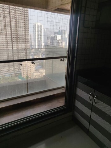 Balcony in 3 BHK Apartment at Lashkaria Green Height, Jogeshwari West – for Rent