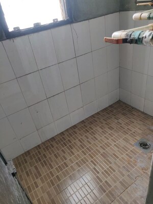 Bathroom in 3 BHK Apartment at Lashkaria Green Height, Jogeshwari West – for Rent